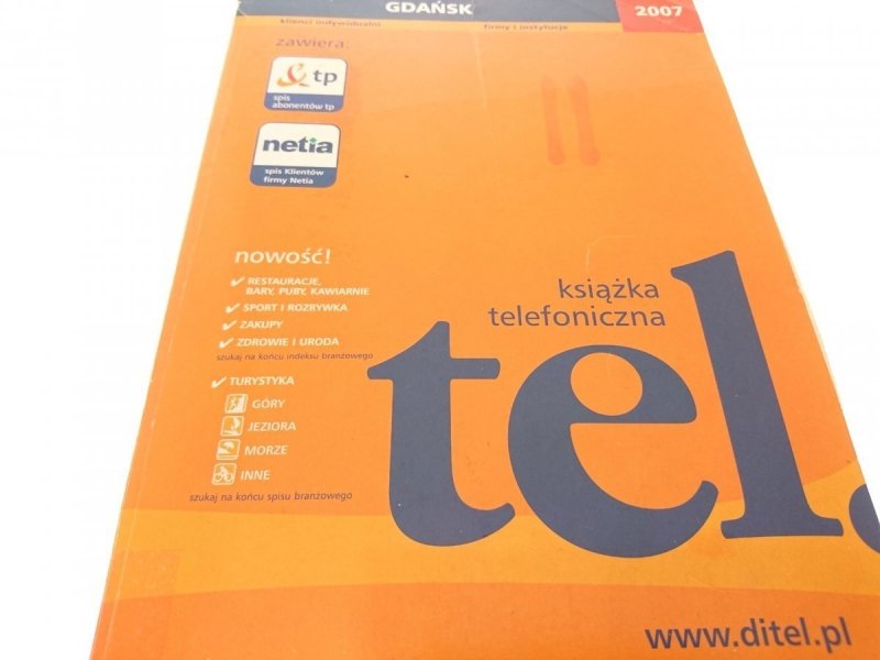 KSIAŻKA TELEFONICZNA. GDAŃSK 2007