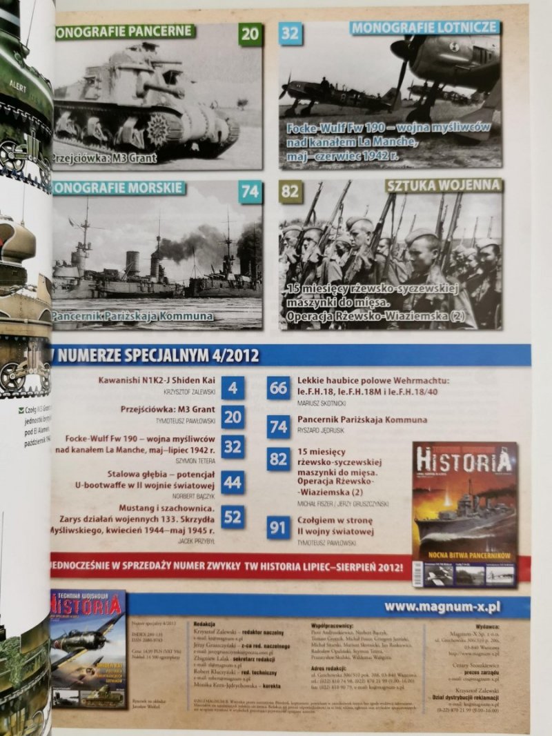 TECHNIKA WOJSKOWA HISTORIA NUMER SPECJALNY 4/2012