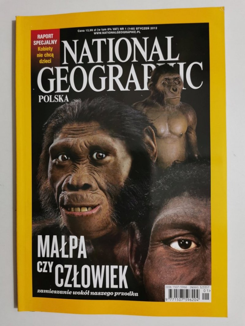 NATIONAL GEOGRAPHIC POLSKA NR 1 (148) STYCZEŃ 2012