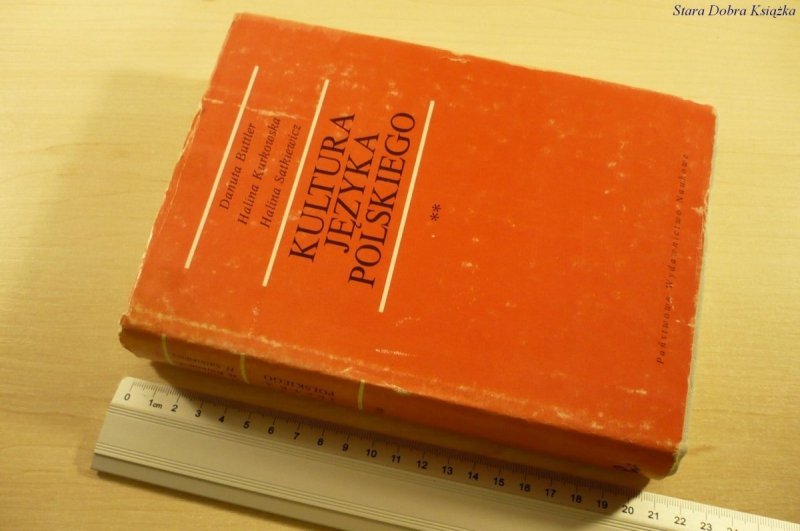KULTURA JĘZYKA POLSKIEGO 2 - Danuta Buttler (1982)