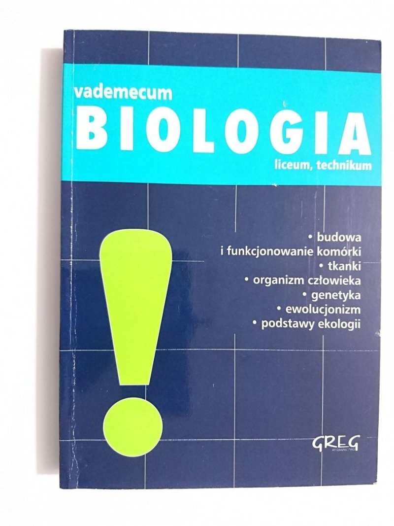 VADEMECUM BIOLOGIA - Joanna Fuerst 