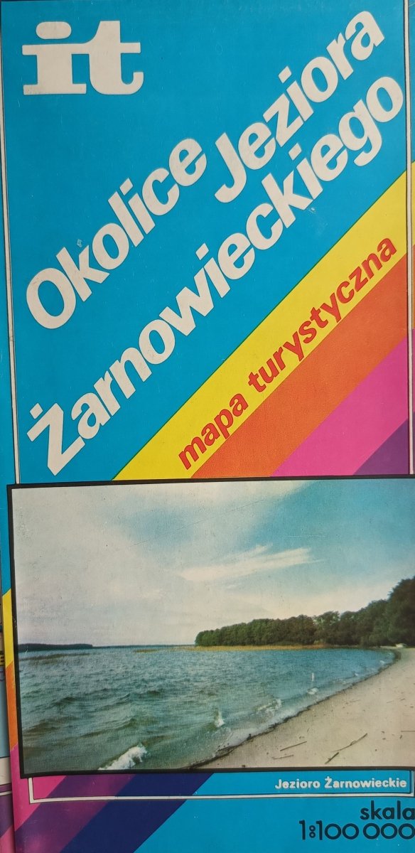 OKOLICE JEZIORA ŻARNOWIECKIEGO 1:100 000