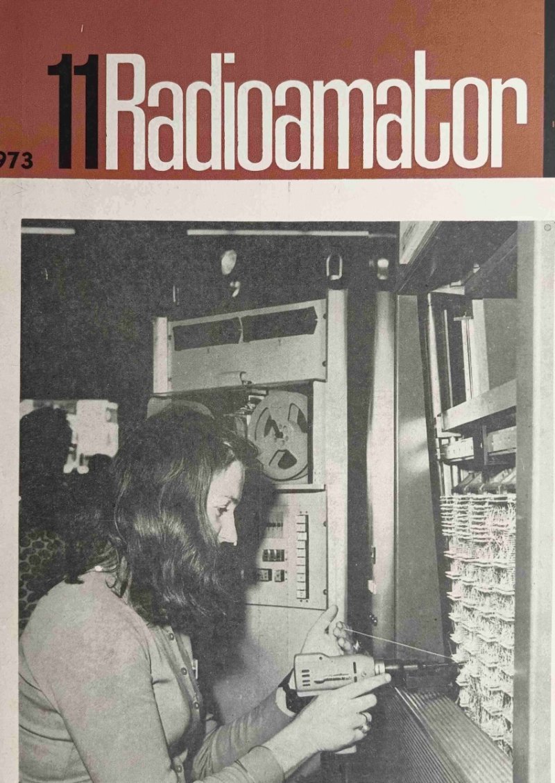 RADIOAMATOR I KRÓTKOFALOWIEC NR 11 ROK 1973