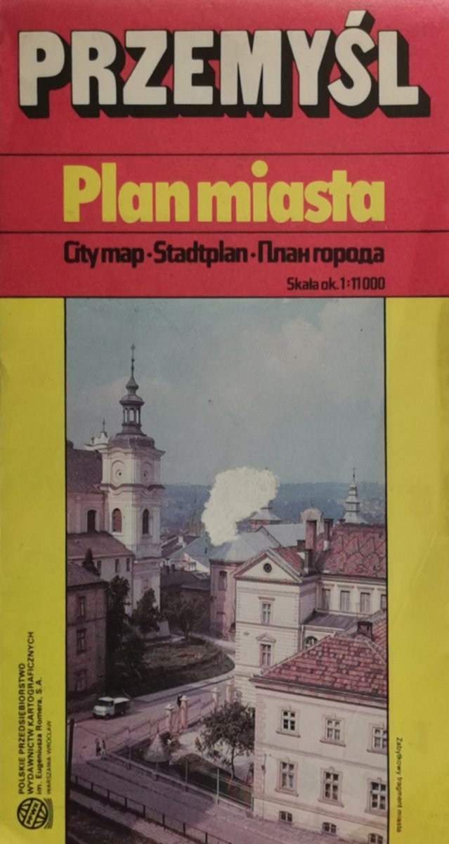 PRZEMYŚL PLAN MIASTA 1:11000