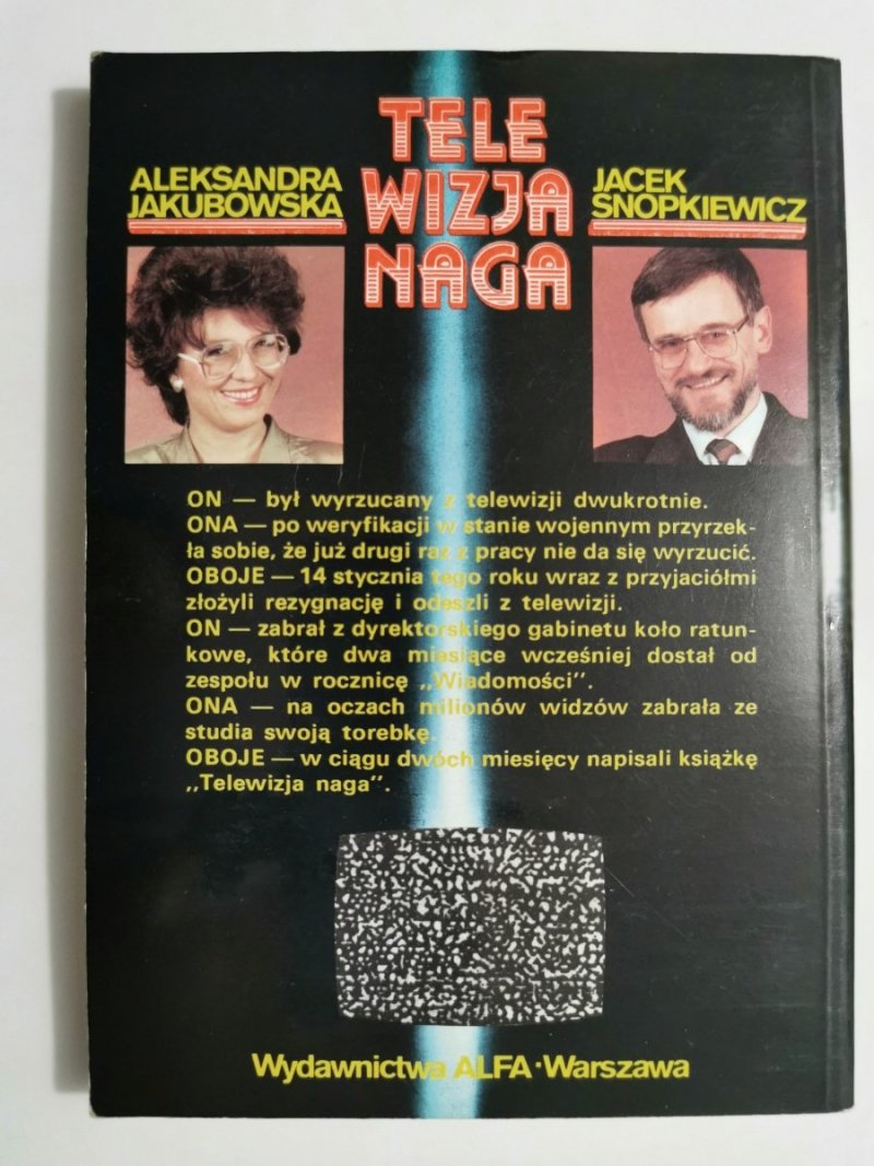 TELEWIZJA NAGA - Aleksandra Jakubowska, Jacek Snopkiewicz 1991
