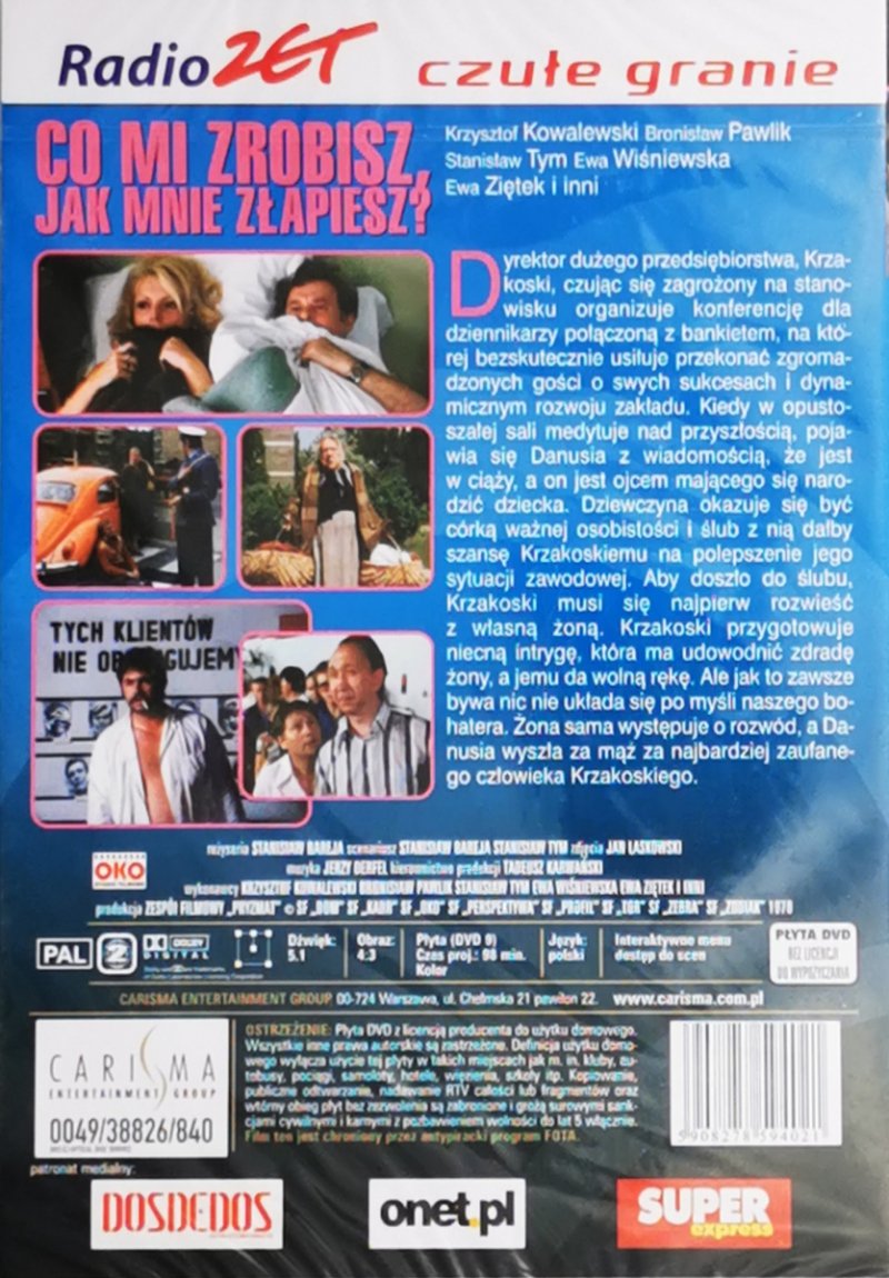 DVD. CO MI ZROBISZ, JAK MNIE ZŁAPIESZ