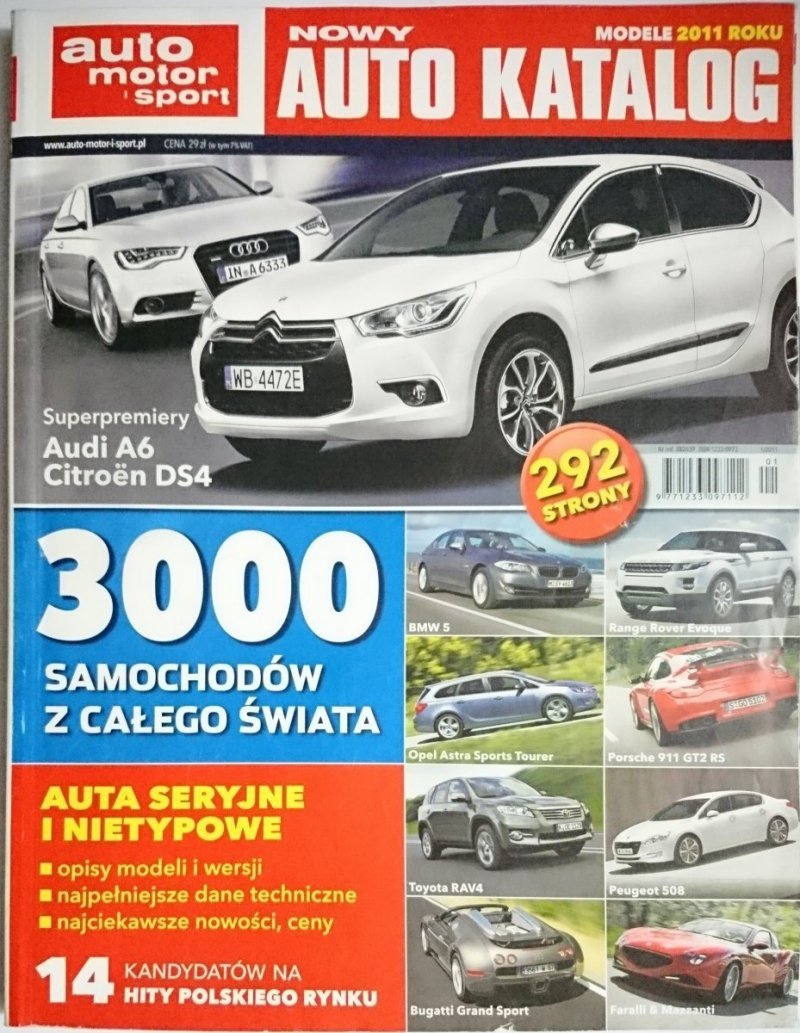 NOWY AUTO KATALOG MODELE 2011 ROKU