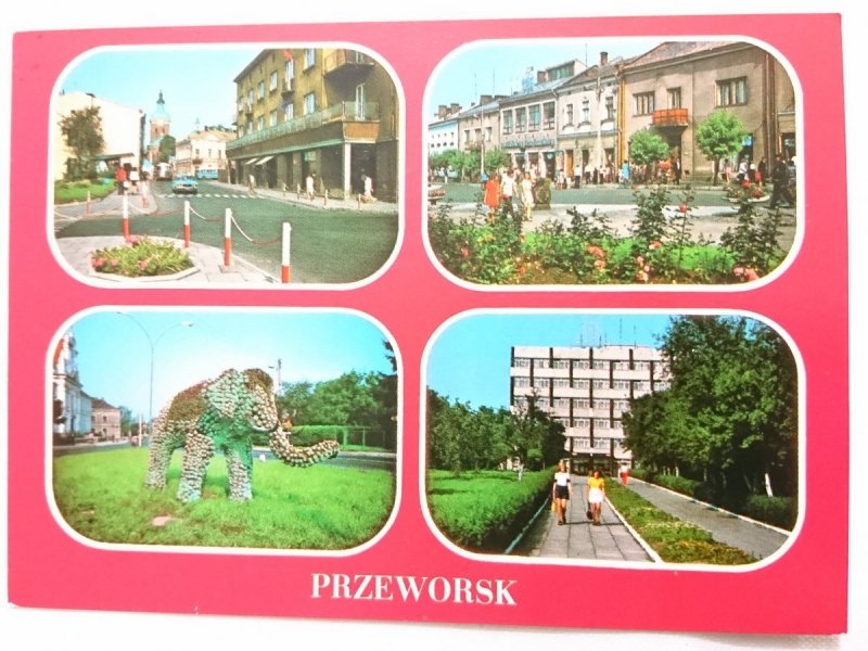 PRZEWORSK. WIDOK Z RYNKU NA ULICĘ KOŚCIELNĄ. RYNEK I INNE FOT. J. JASTRZĘBSKI