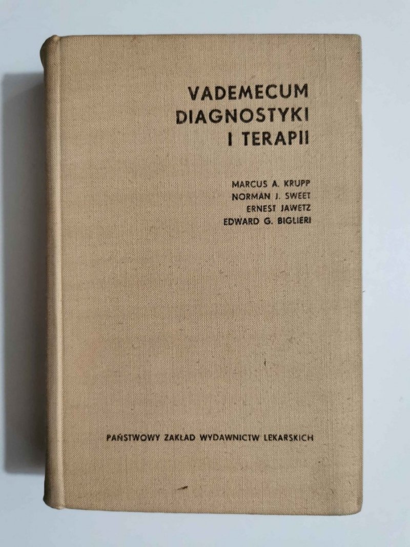 VADEMECUM DIAGNOSTYKI I TERAPII - Marcus A. Krupp 1973