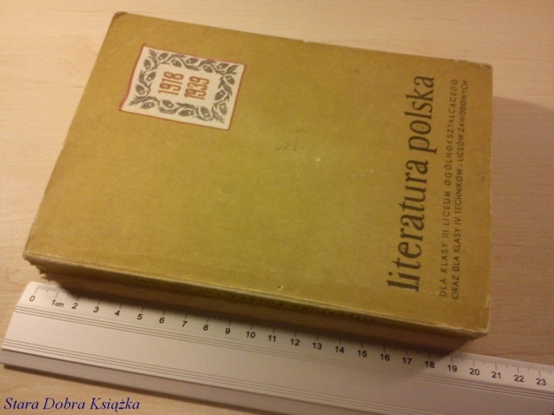LITERATURA POLSKA LAT 1918 - 1939