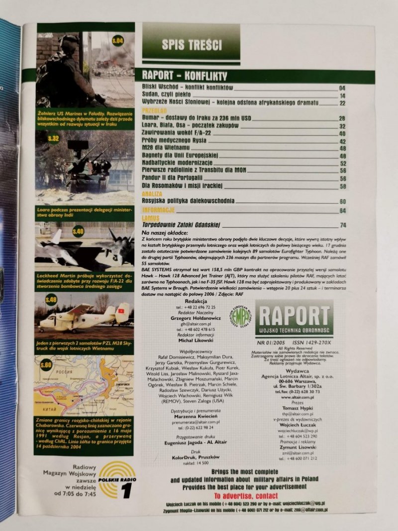 RAPORT 01 2005