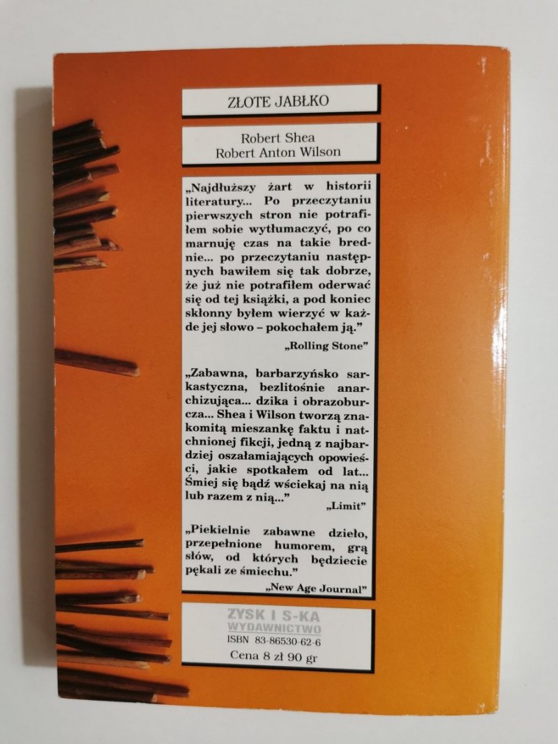 ZŁOTE JABŁKO - Robert Shea, Robert Anton Wilson 1995