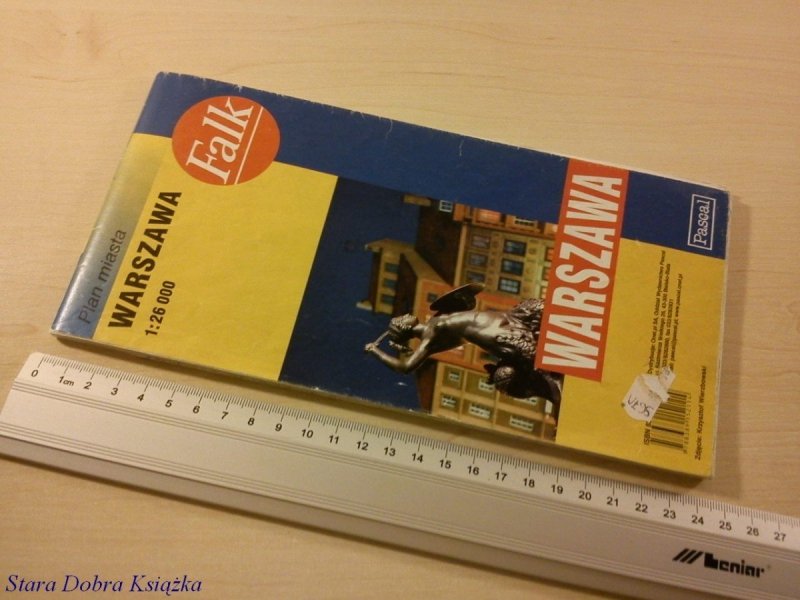  WARSZAWA - PLAN MIASTA 1 : 26 000