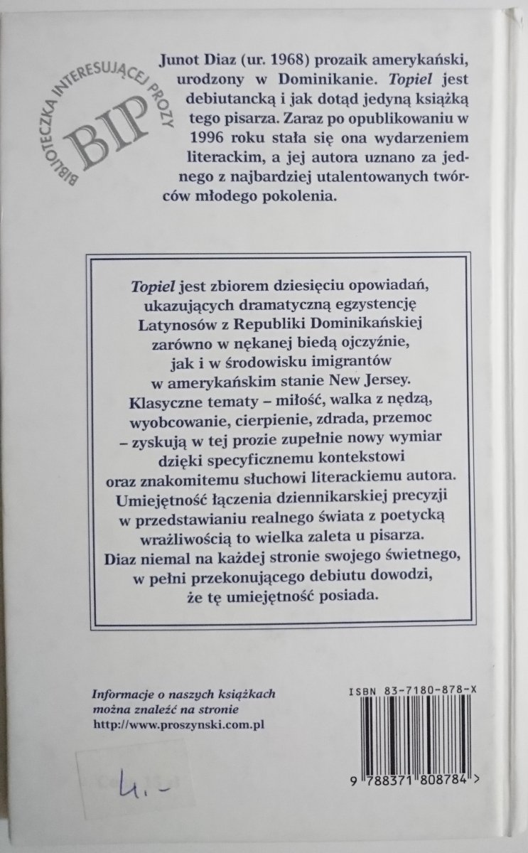 TOPIEL - Junot Diaz 1998