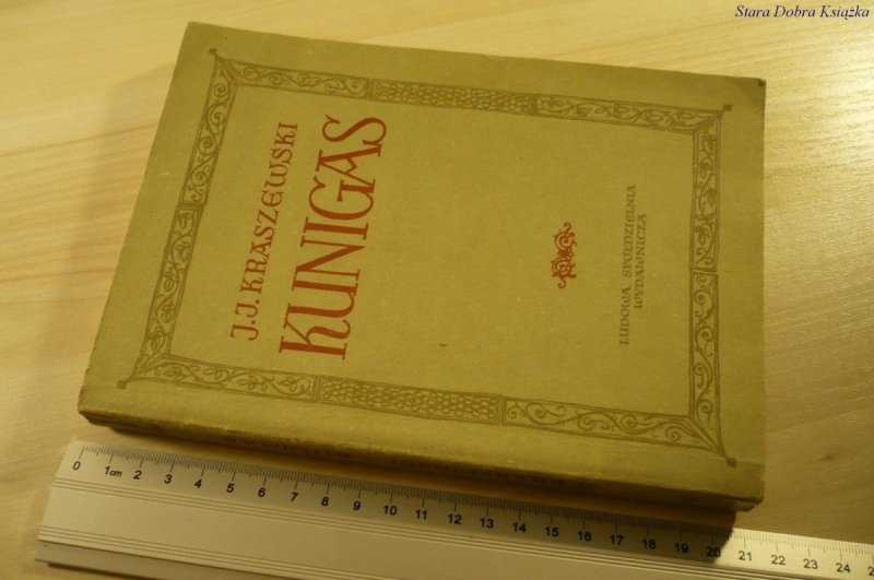 KUNIGAS - Józef Ignacy Kraszewski (1956)