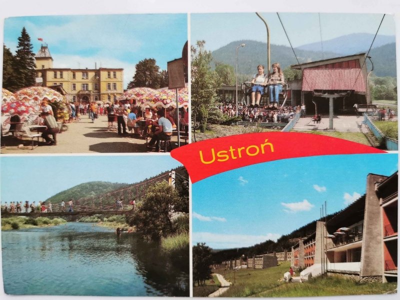 USTROŃ. CZTERY UJĘCIA FOT. CIESIELSKA I INNI