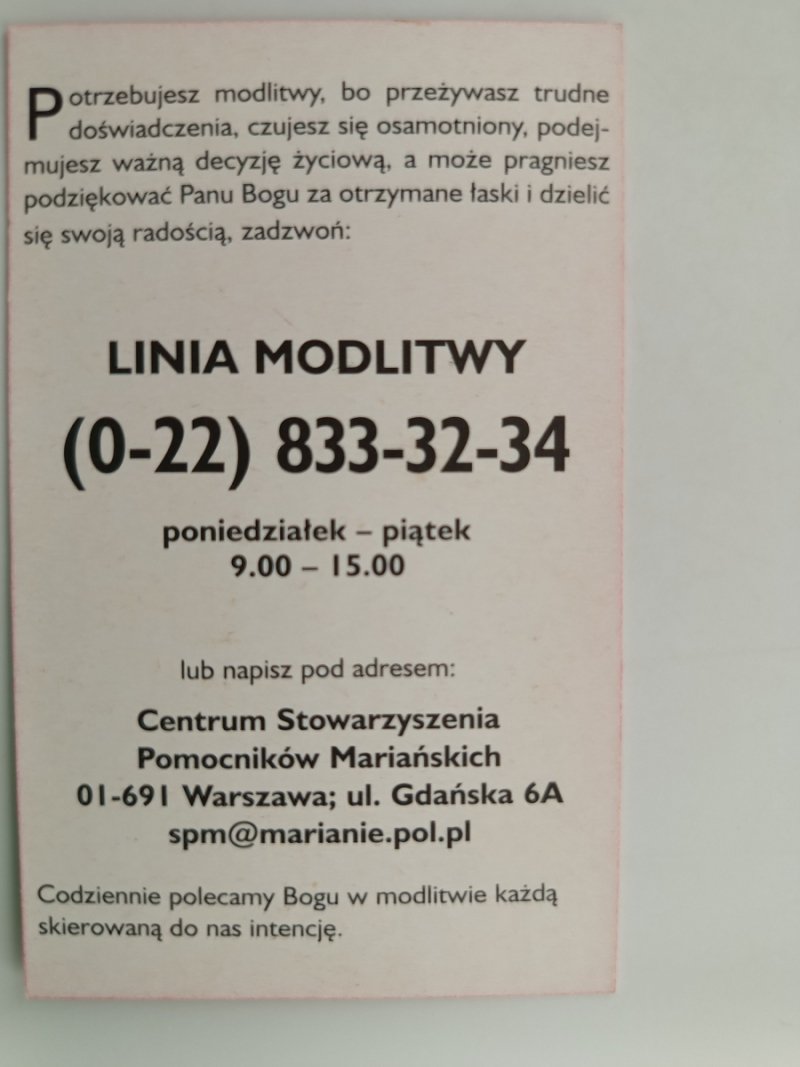 OBRAZ MARYI CZERWONE TŁO