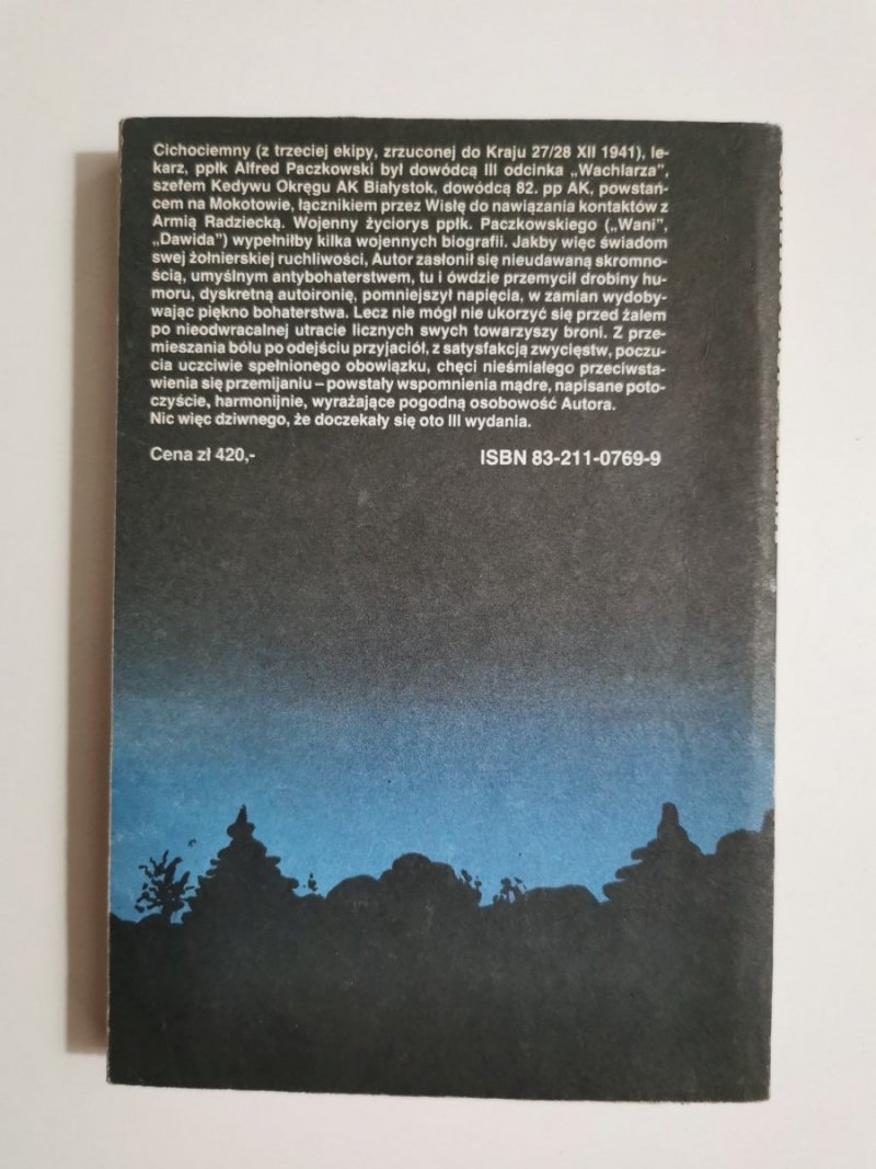 ANKIETA CICHOCIEMNEGO - Alfred Paczkowski 1987