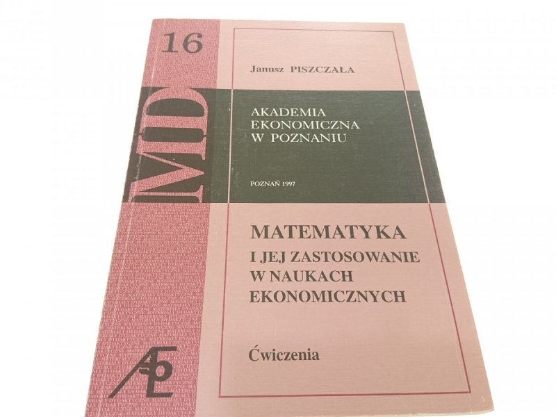 MATEMATYKA I JEJ ZASTOSOWANIE W NAUKACH...1997