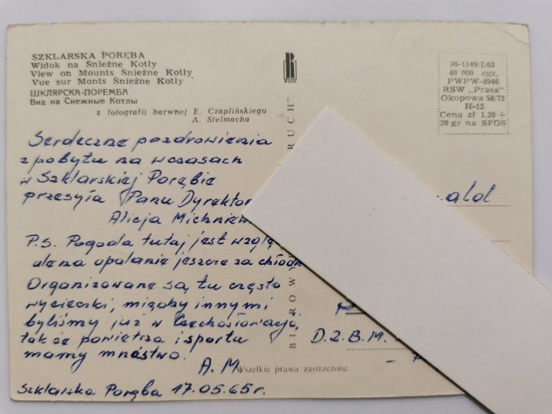 SZKLARSKA PORĘBA. WIDOK NA ŚNIEŻNE KOTŁY FOT. CZAPLIŃSKI, STELMACH