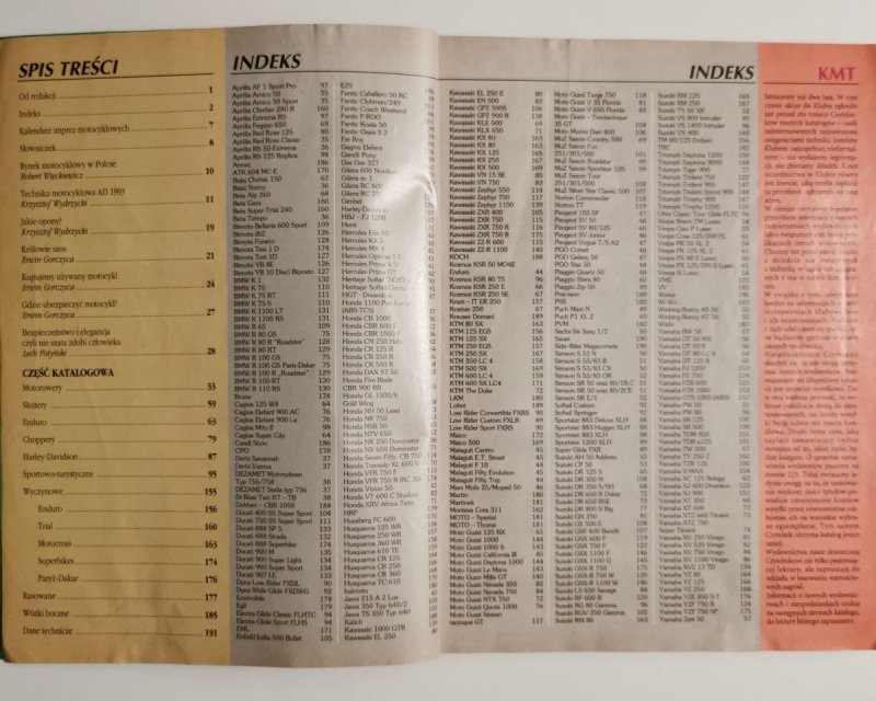 MOTOCYKLE ŚWIATA 1993 