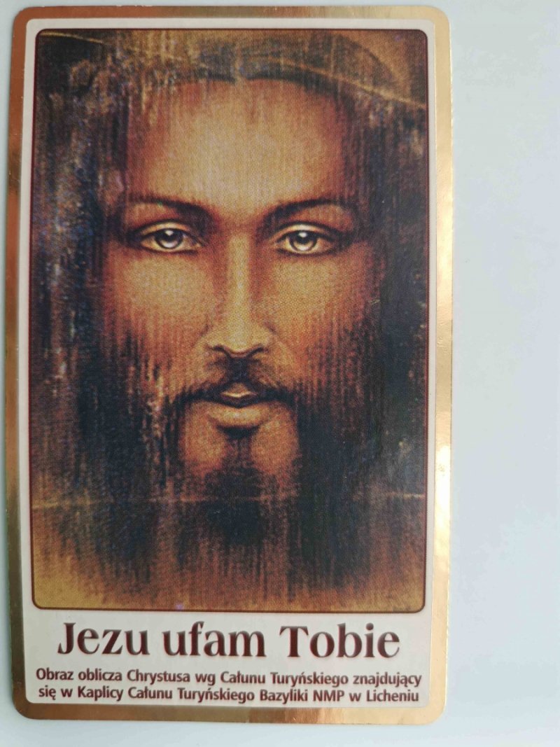 JEZU UFAM TOBIE OBRAZ OBLICZA CHRYSTUSA