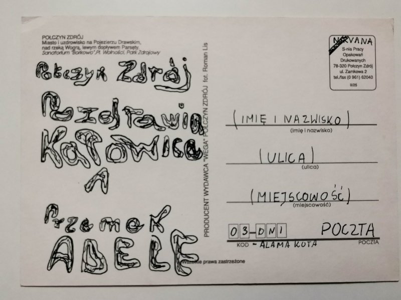 POŁCZYN ZDRÓJ. CZTERY UJĘCIA