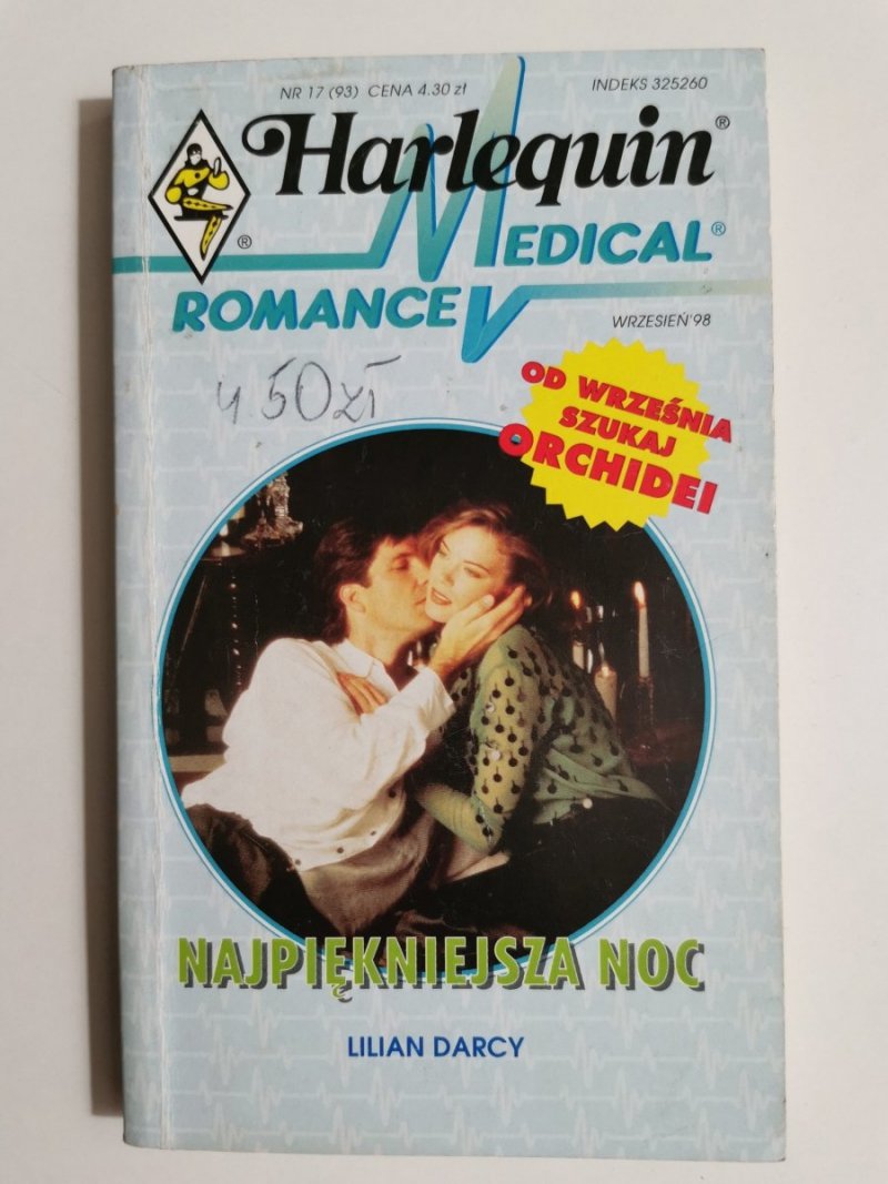 NAJPIĘKNIEJSZA NOC - Lilian Darcy 1998