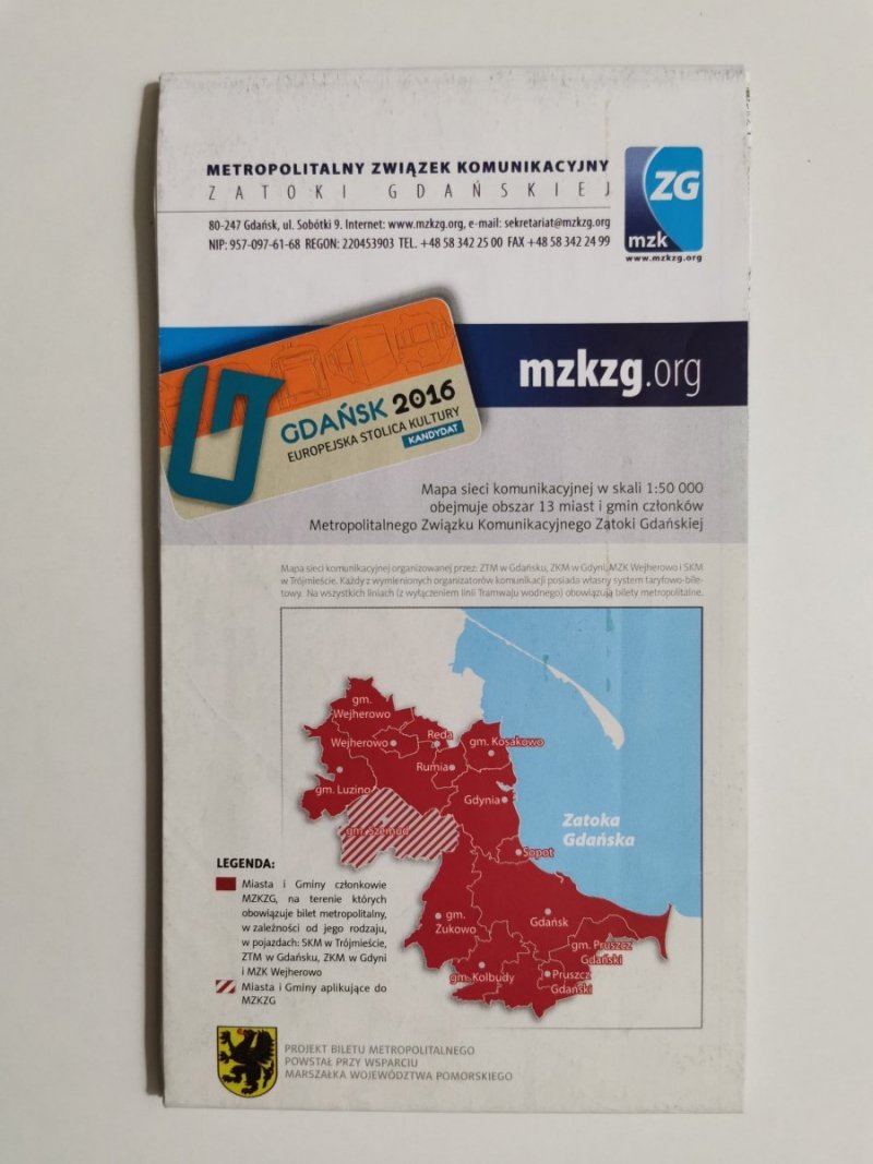MZKZG MAPA SIEĆ KOMUNIKACJI 2009