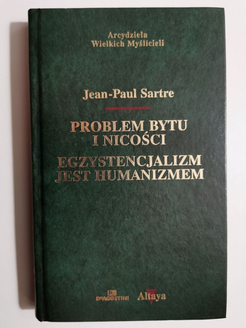 PROBLEM BYTU I NICOŚCI - Jean-Paul Sartre