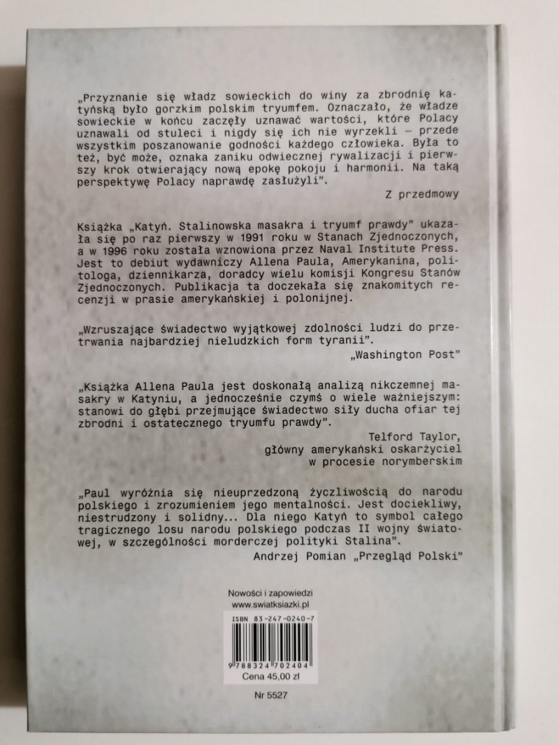 KATYŃ - Allen Paul 