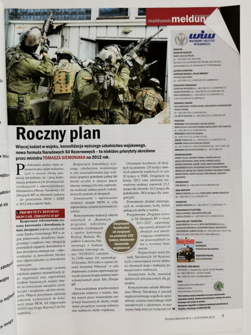 POLSKA ZBROJNA NR 3 (781) 15 STYCZNIA 2012