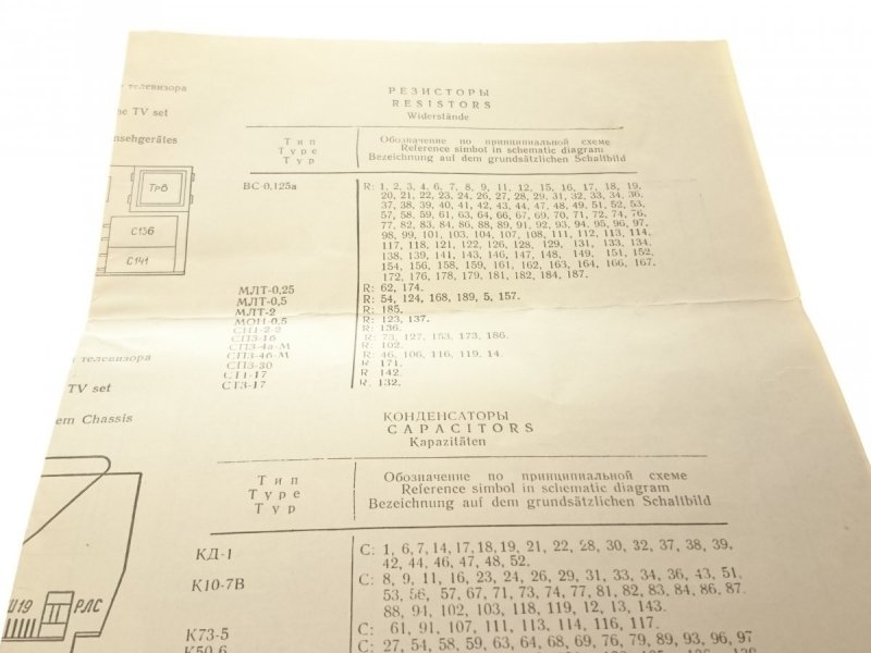 UNITRA. ZESTAW INSTRUKCJA I SCHEMATY