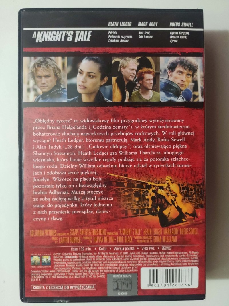 VHS. OBŁĘDNY RYCERZ