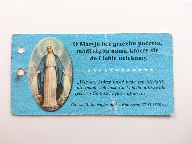 O MARYJO BEZ GRZECHU POCZĘTA, MÓDL SIĘ ZA NAMI