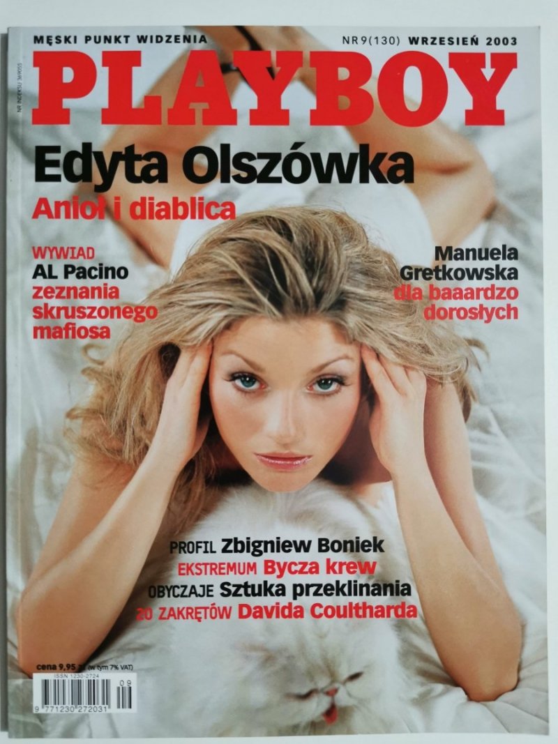 PLAYBOY NR 9 (130) WRZESIEŃ 2003 EDYTA OLSZÓWKA 