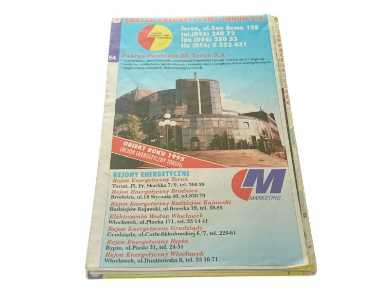 TORUŃ 1997 PLAN MIASTA