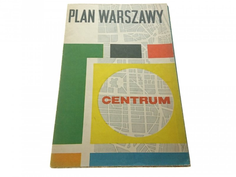 PLAN WARSZAWY CENTRUM 1972