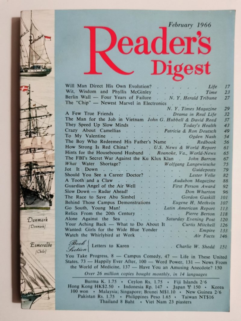 READER’S DIGEST FEBRUARY 1966