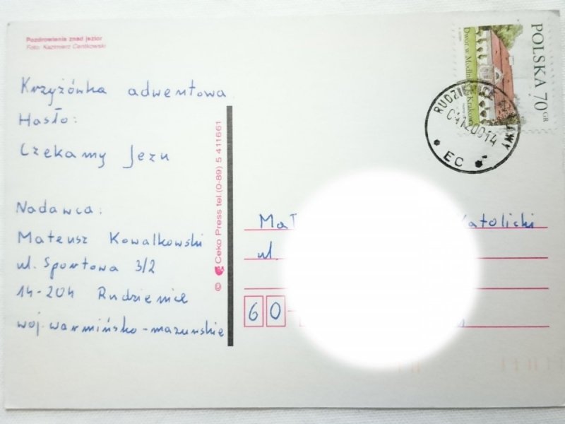 POZDROWIENIA ZNAD JEZIOR FOT. K. CENTKOWSKI