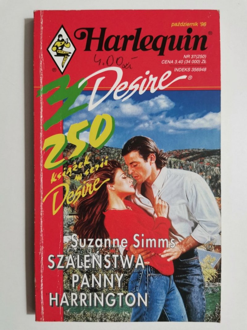SZALEŃSTWA PANNY HARRINGTON - Suzanne Simms 1996