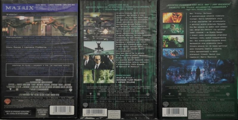 VHS. MATRIX 1-3