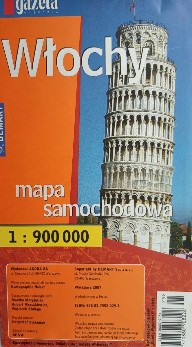 WŁOCHY 1:900 000