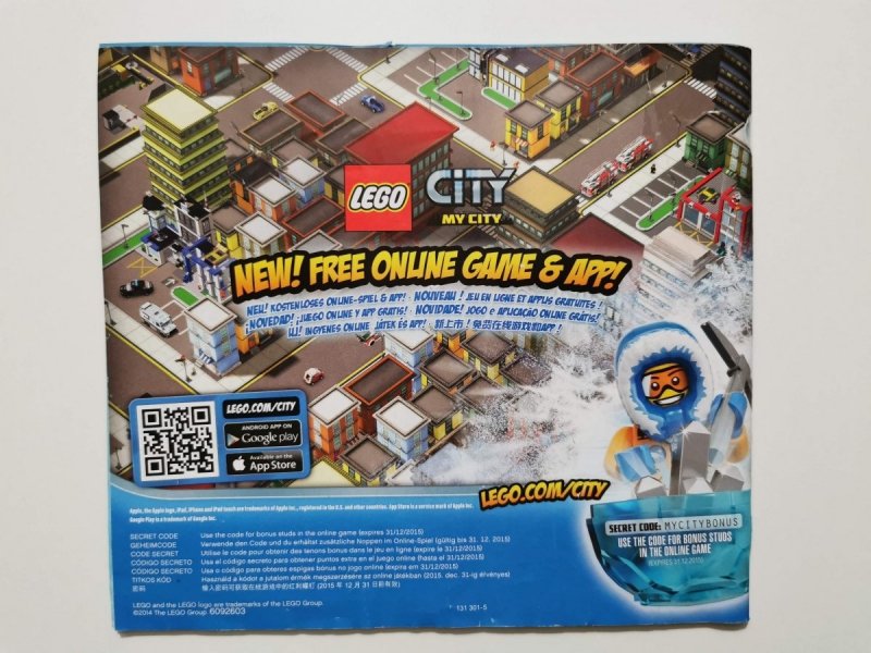 LEGO CITY. INSTRUKCJA DO ZESTAWU NR 60034 