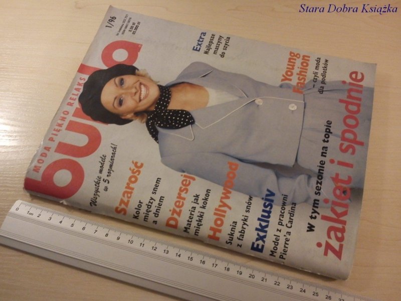 BURDA 1/96 W TYM SEZONIE NA TOPIE ŻAKIET I SPODNIE