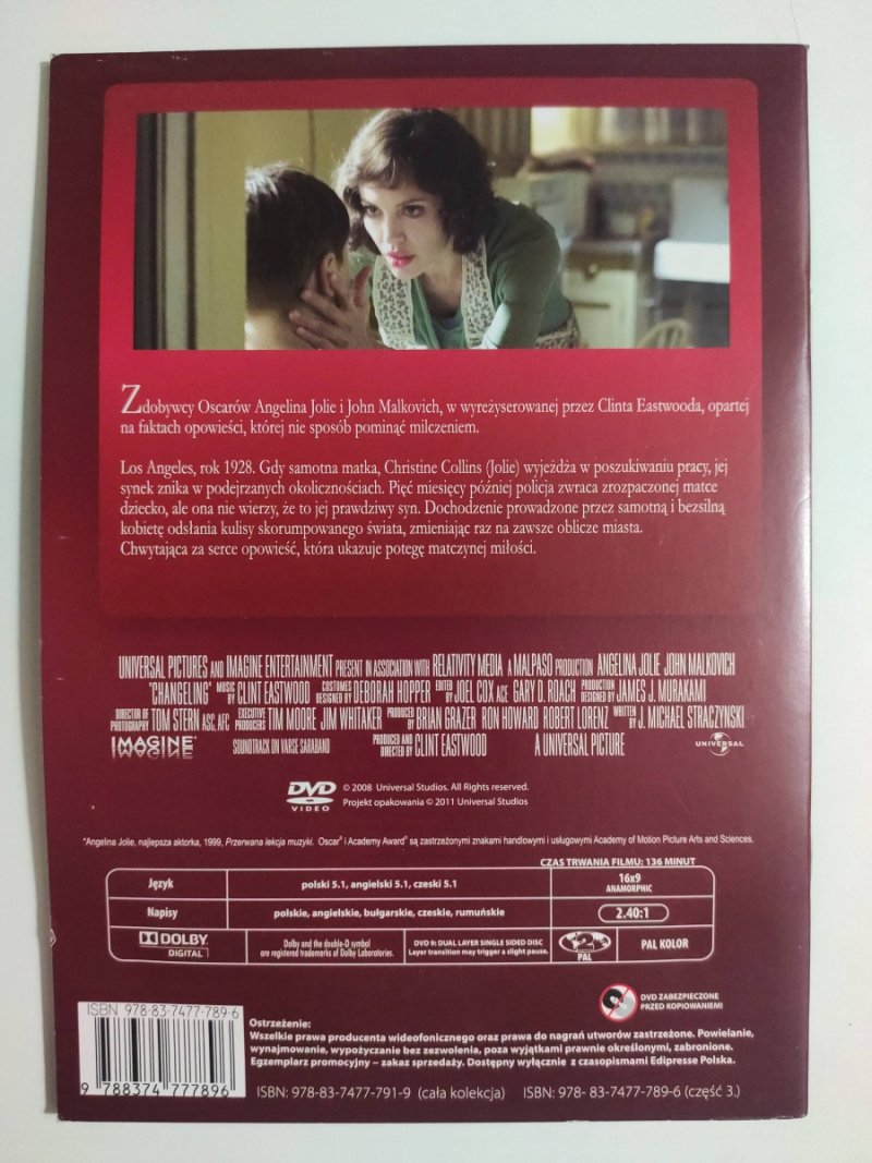 DVD. OSZUKANA A. JOLIE