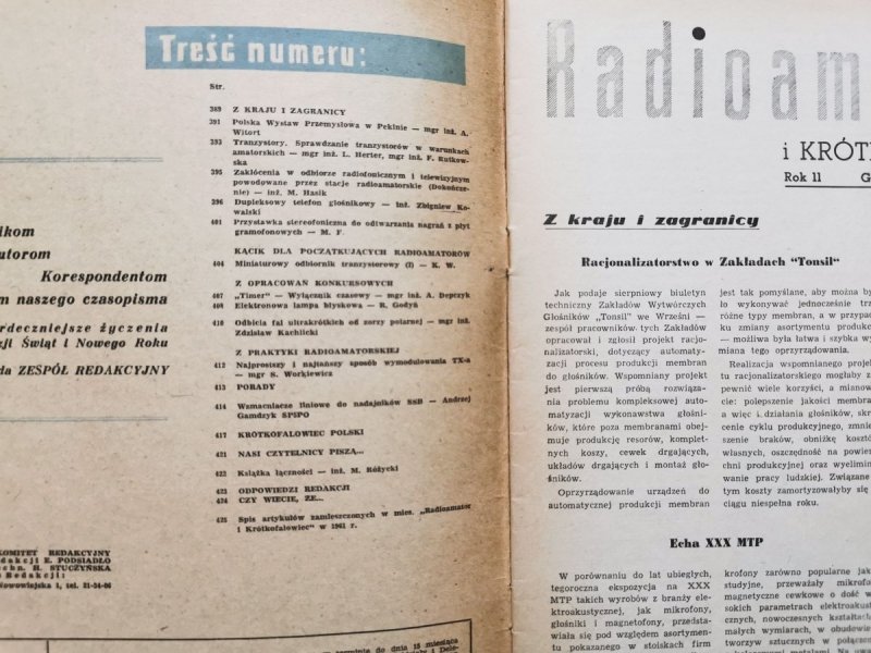 Radioamator i krótkofalowiec 12/1961