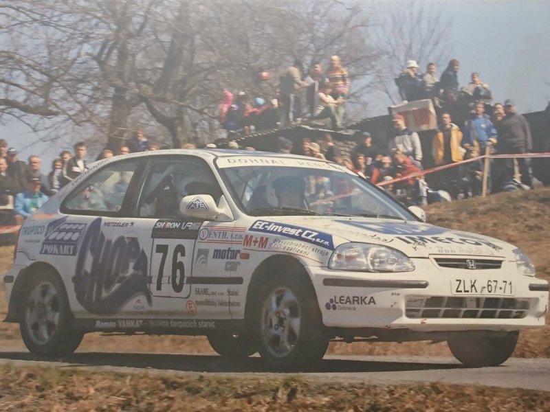 RAJD WRC 2005 ZDJĘCIE NUMER #296 HONDA CIVIC