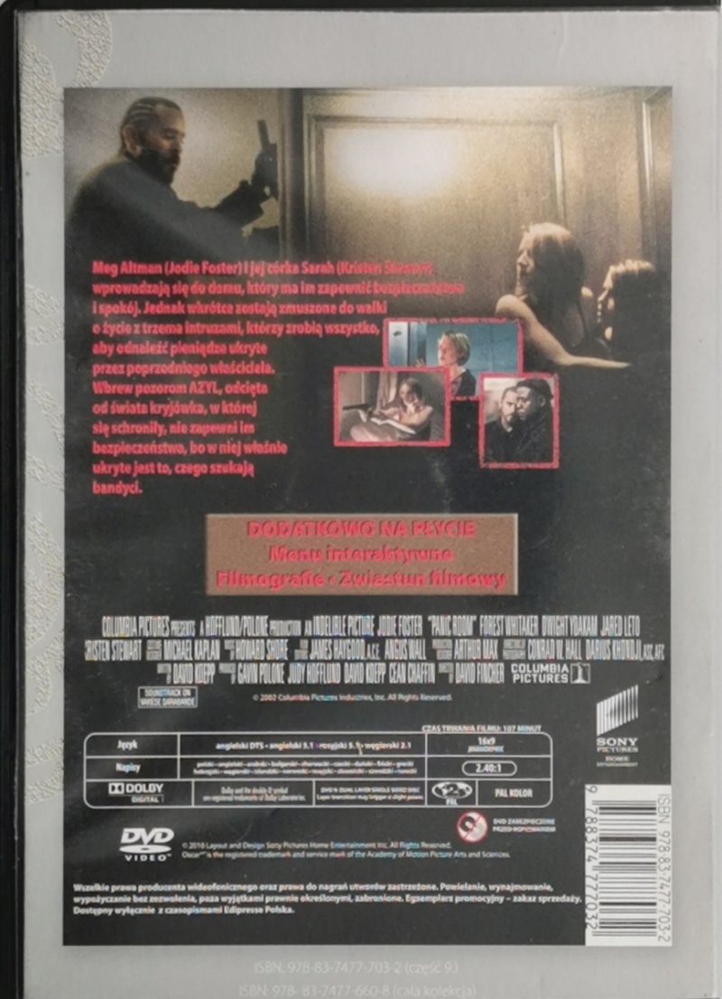 DVD. AZYL - Jodie Foster