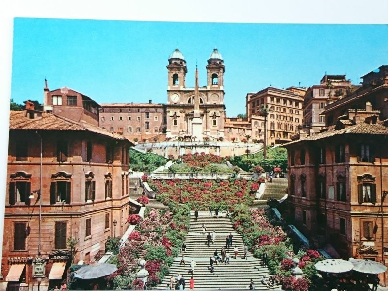 ROMA. PLAZZA DI SPAGNA. TRINITA DEI MONTI